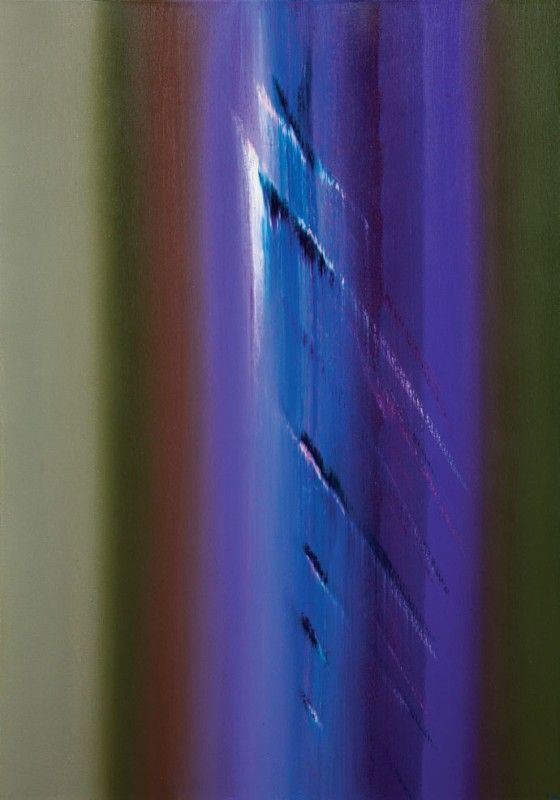 Ennio Finzi - Sequenza 2 - Scale cromatiche in grigioverde-viola