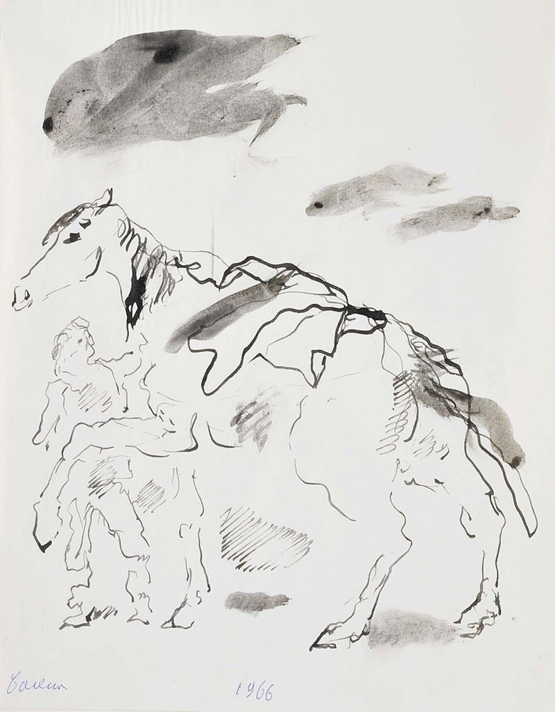 Felice Carena - Cavaliere e Cavallo