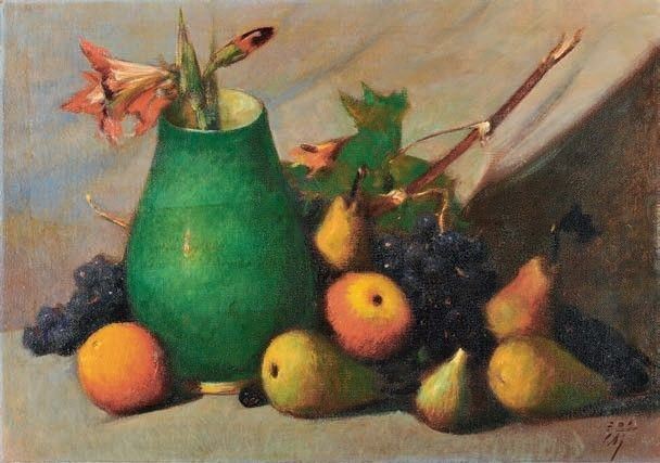 Corrado Michelozzi - Vaso con Frutta