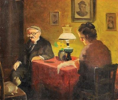 Interno con Figure