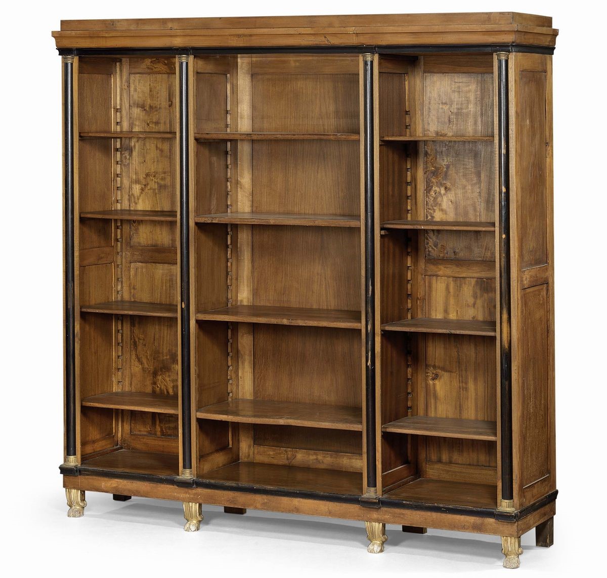 Due Librerie Lastronate in Legno Chiaro