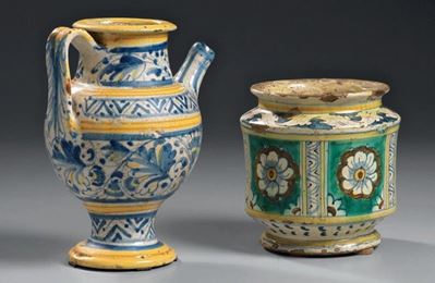 Albarello in Maiolica Policroma Sciacca