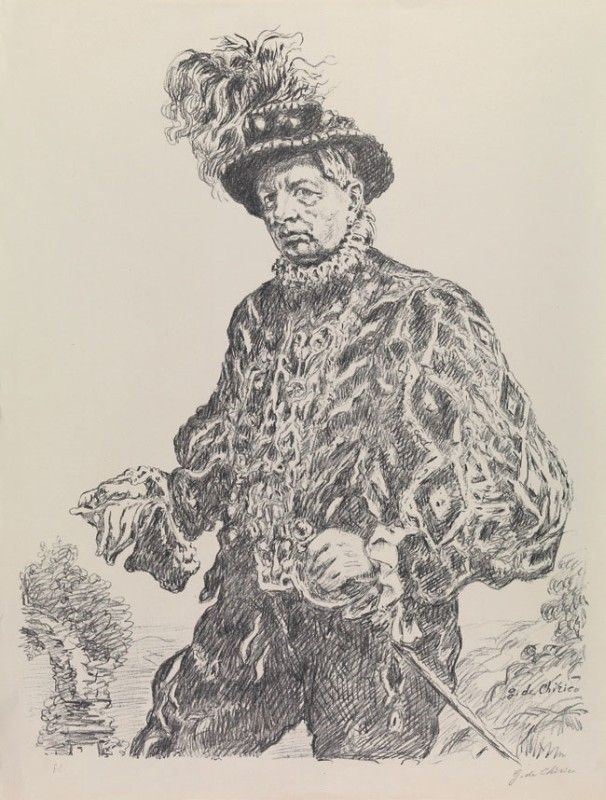 Giorgio De Chirico - Autoritratto in Costume