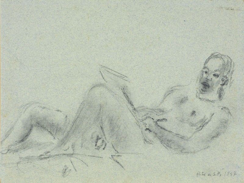 Filippo De Pisis - Lotto di Quattro Opere su Carta