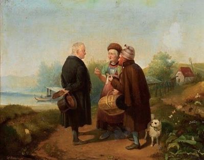 Paesaggio con Scena di Conversazione