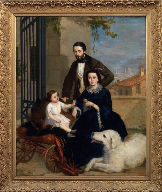 Serafino De Tivoli (attr. A) - Ritratto di Famiglia