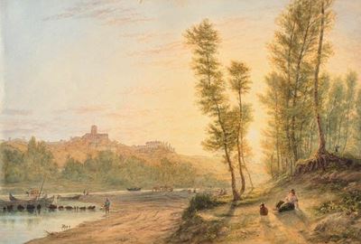 San Miniato dalla Riva Dell'arno