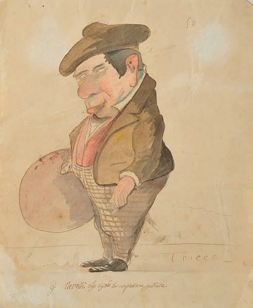 Angiolo (o Angelo) Tricca - Ritratto di G. Neretti