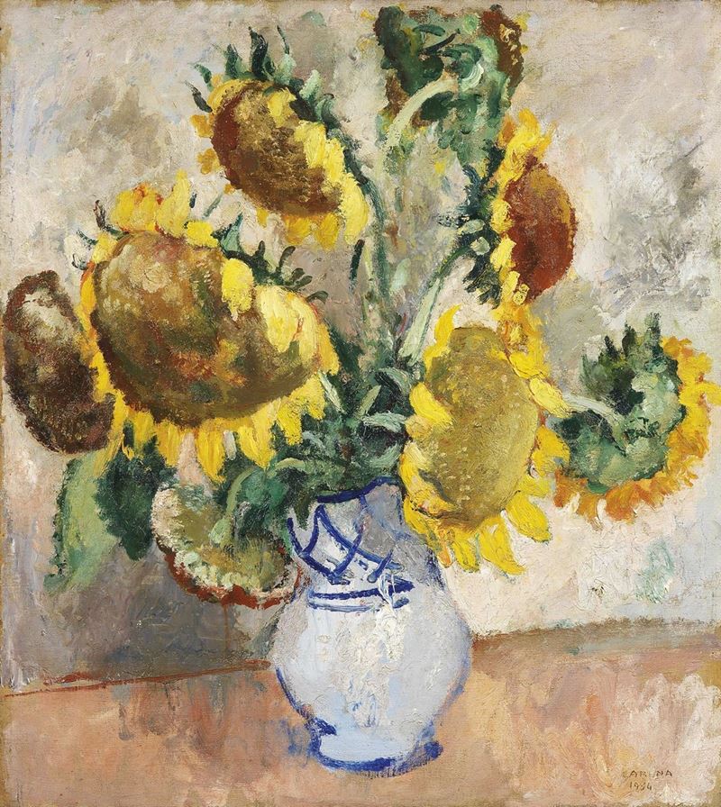 Felice Carena - Girasoli