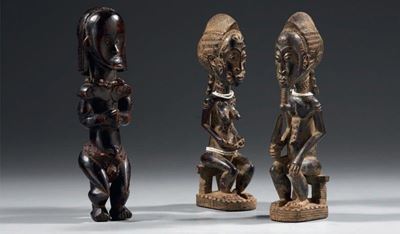 Coppia di Sculture Baule