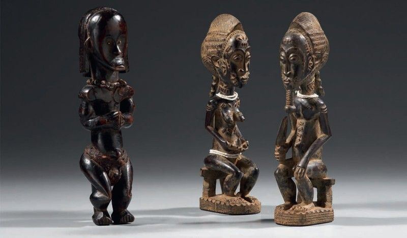 Coppia di Sculture Baule