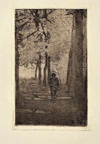 Giovanni Fattori - Viale delle Cascine (con Figura)