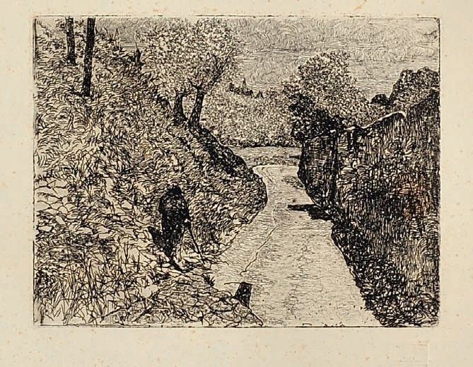 Giovanni Fattori - Stradina Toscana