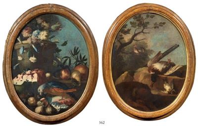 «natura Morta con Pappagallo e Frutta» e «natura Morta con Uccelli»