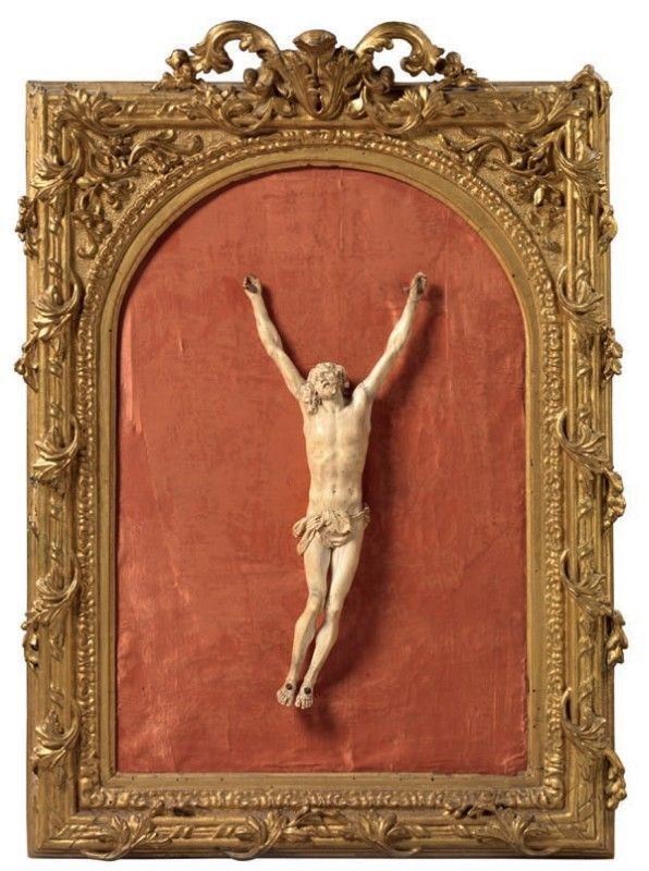 Scuola Francese Inizio XVIII Secolo - Cristo Crocifisso