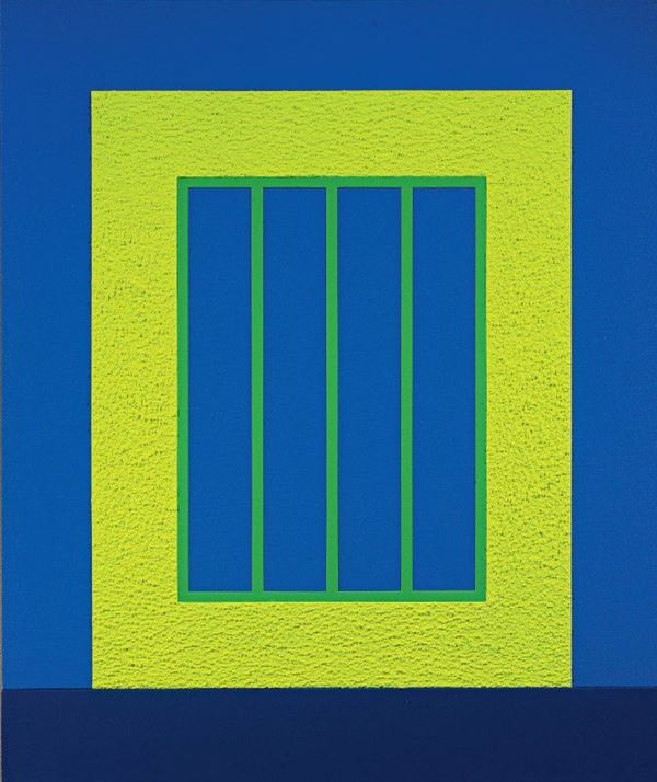 Peter Halley - Yellow prison