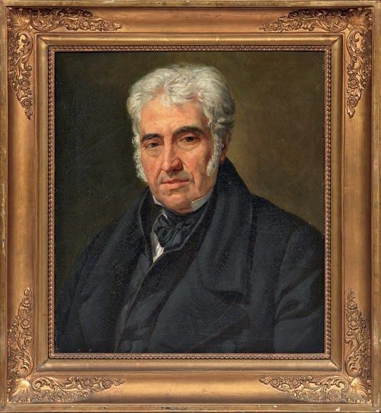 Scuola Italia Settentrionale del XIX Secolo - Ritratto di Gentiluomo