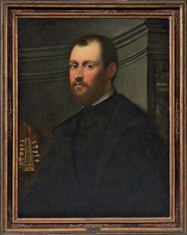 Domenico Robusti Detto Tintoretto (attr. A) - Ritratto di Musicista