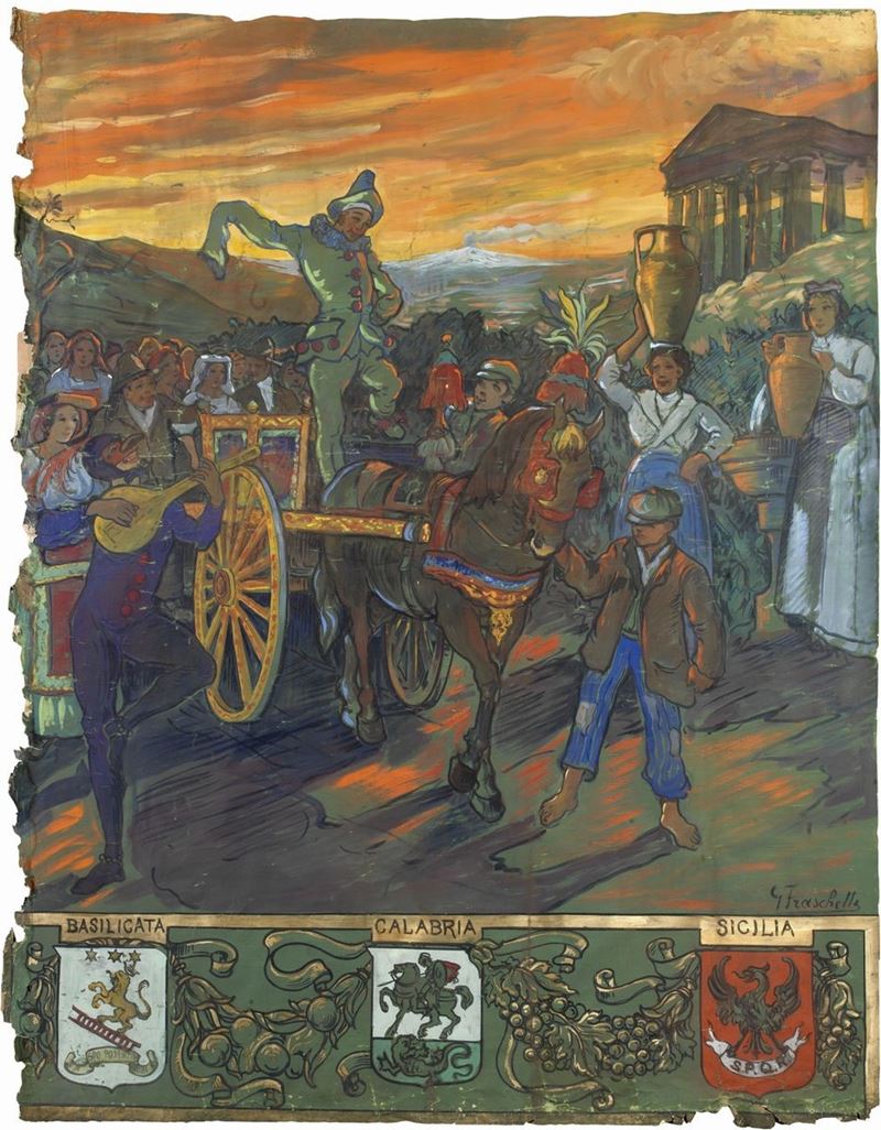 Giuseppe Fraschetti - Maschere Italiane: Basilicata, Calabria, Sicilia