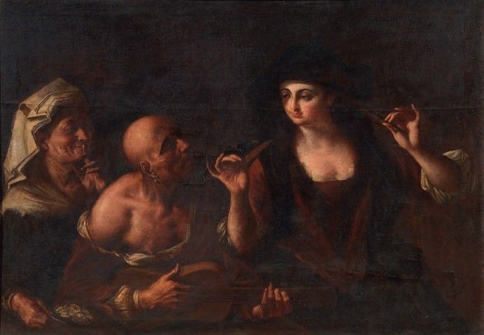 Gian Domenico Lombardi Detto L'omino (attr. A) - Fattucchiera