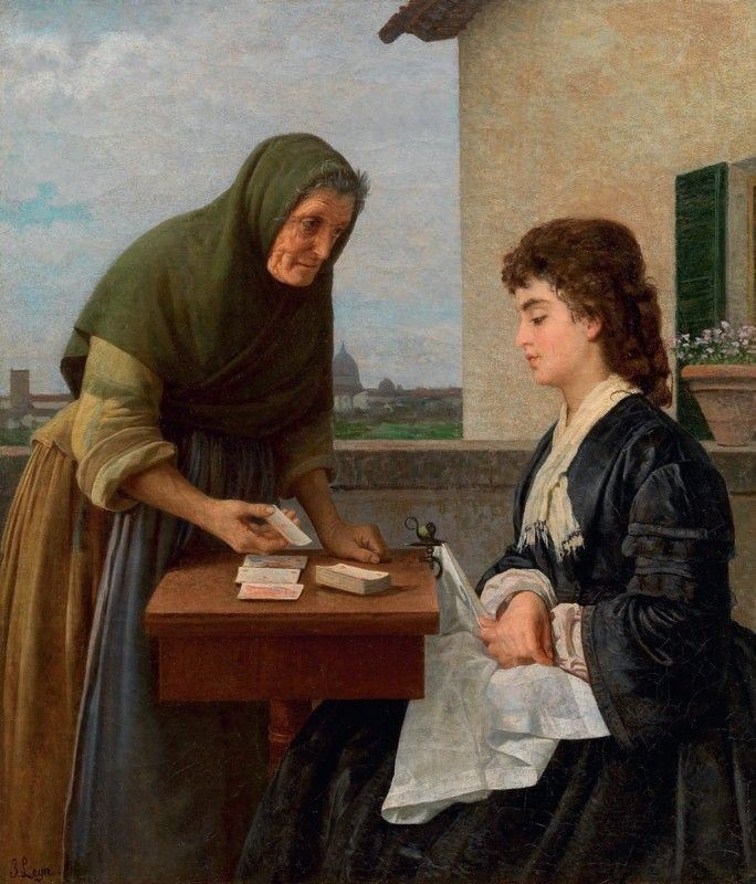 Silvestro Lega - L'indovina
