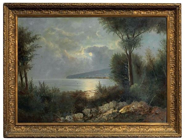 Ignoto del XIX secolo - Paesaggio marino