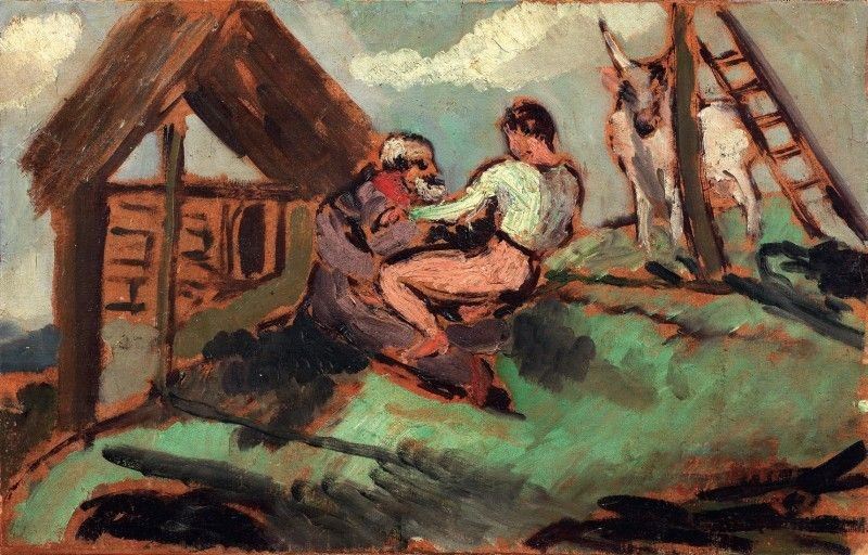 Filippo De Pisis - L'eremita e il Pastore