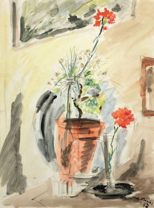 Filippo De Pisis - Vaso di Fiori