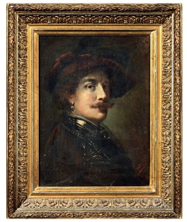 Ignoto del XIX secolo : Gentiluomo  - Olio su tela - Auction Arredi e Dipinti Antichi - I - Casa d'aste Farsettiarte