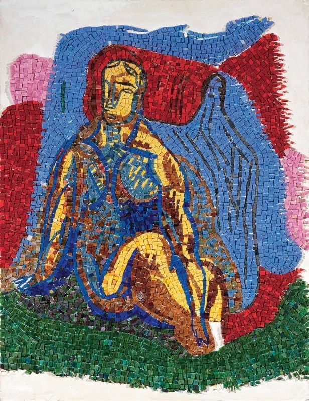 Sandro Chia - Figura Seduta