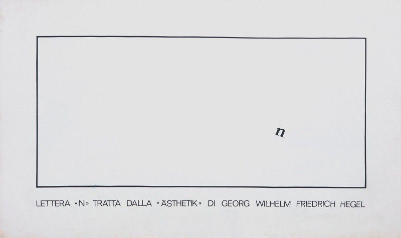 Emilio Isgrò - Lettera «n»