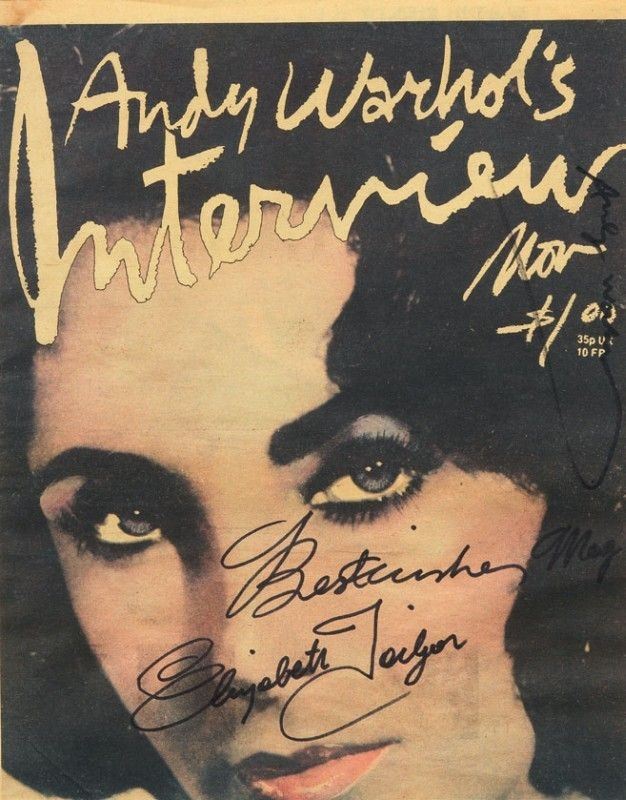 Andy Warhol - Interview Liz Taylor