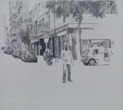 Paesaggio Urbano con Figura