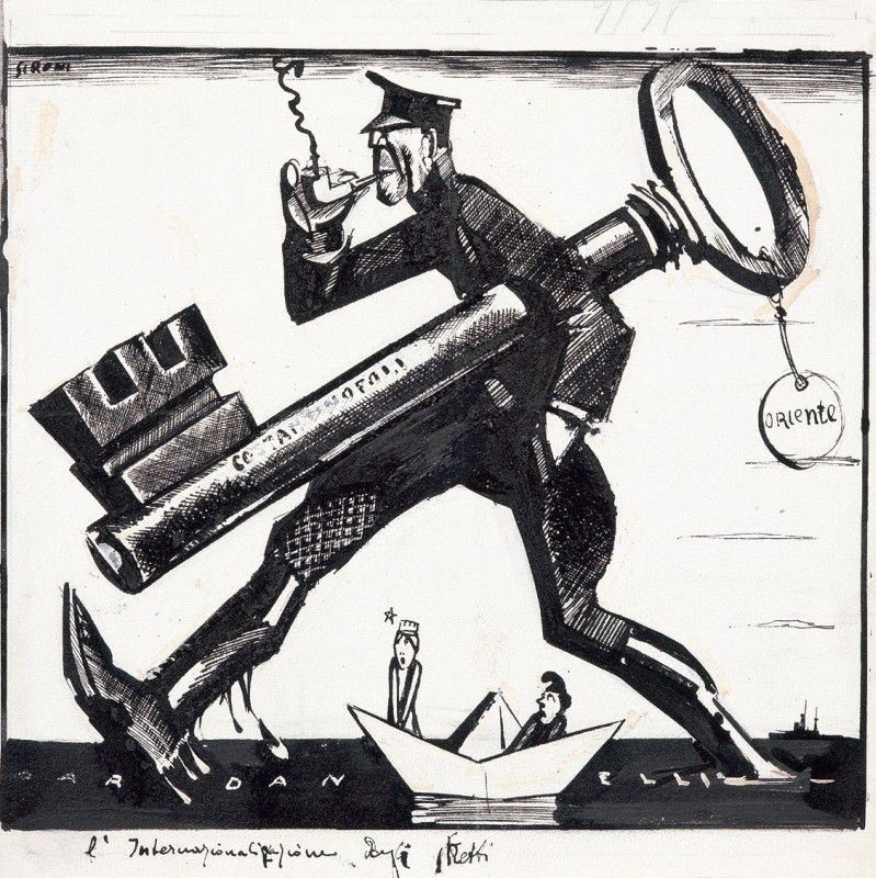 Mario Sironi - L'internazionalizzazione dei Dardanelli