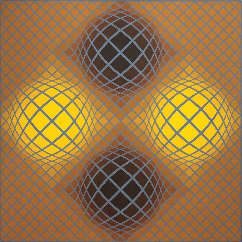 Victor Vasarely - 972 Olla