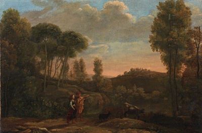 Paesaggio con Figure e Armenti