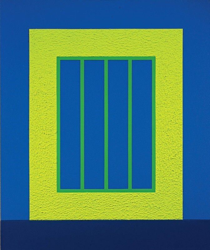 Peter Halley - Yellow Prison