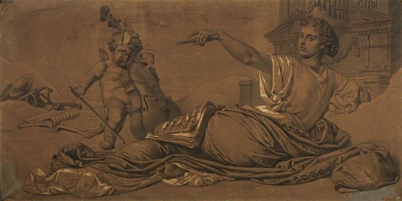 Ignoto del XIX Secolo - Allegoria della Musica