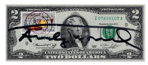 Andy Warhol - Two dollars Jefferson