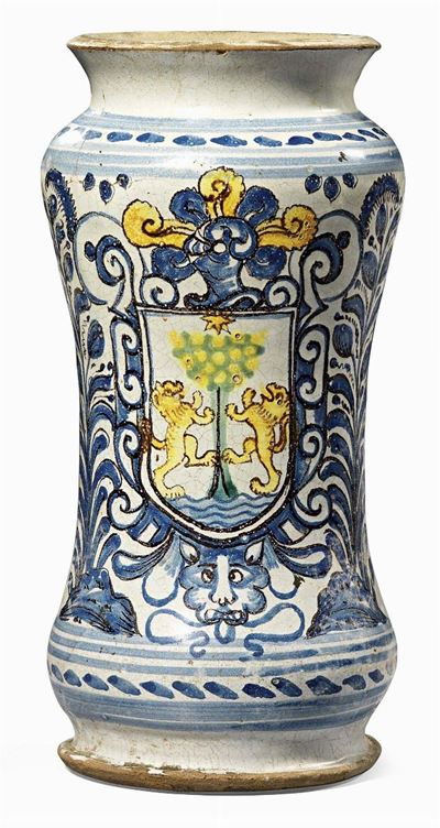 Albarello in Maiolica Policroma