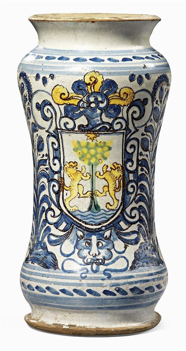 Albarello in Maiolica Policroma