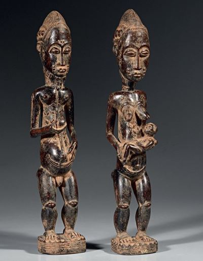 Coppia di Sculture Baule