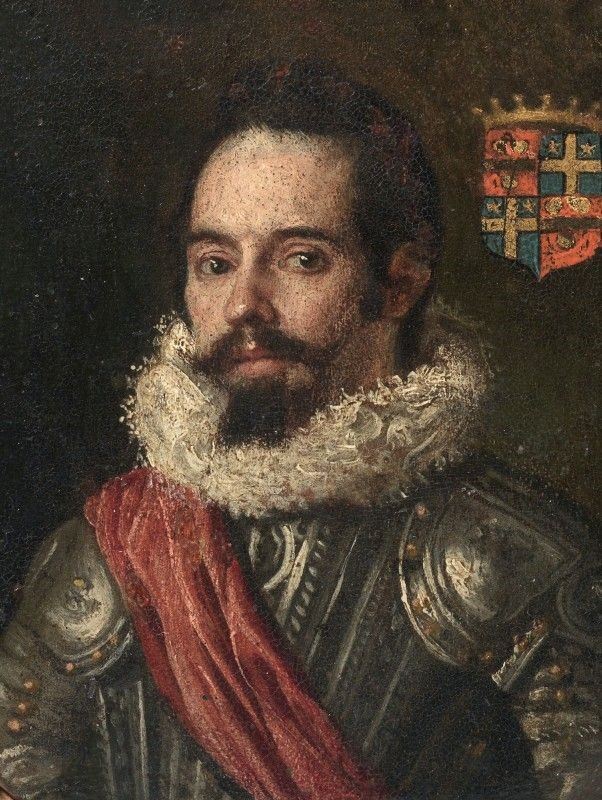 Scuola Italia Settentrionale del XVII Secolo - Ritratto di Nobile in Armatura