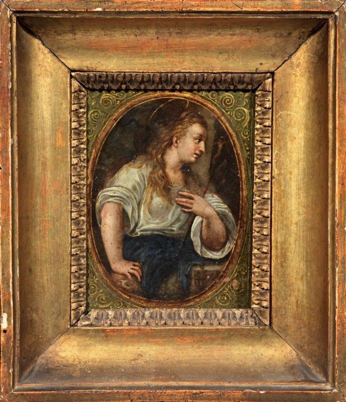 Scuola Emiliana del XVII Secolo - Maddalena Penitente