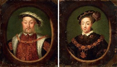 «enrico VIII» e «ritratto di Fanciullo con Cappello e Collare di San Giorgio»