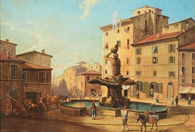 Piazza Barberini a Roma