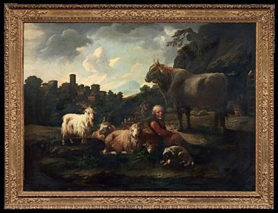 Paesaggio con Pastore e Armenti