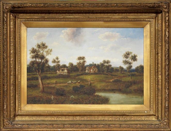 G. Thompson - «paesaggio con Gregge» e «paesaggio Fluviale con Casa»