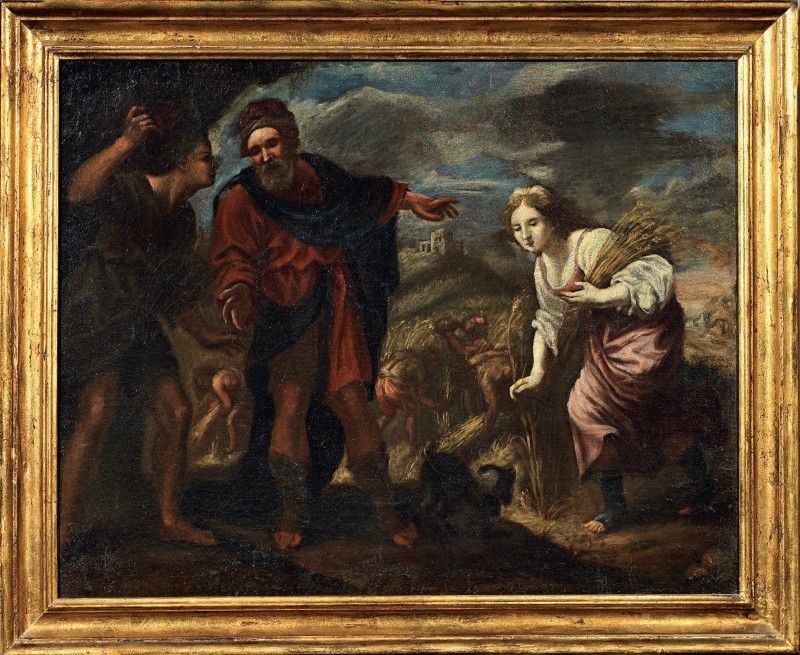 Scuola Veneta Fine XVII Secolo - Scena Biblica