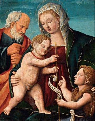 Sacra Famiglia con San Giovannino